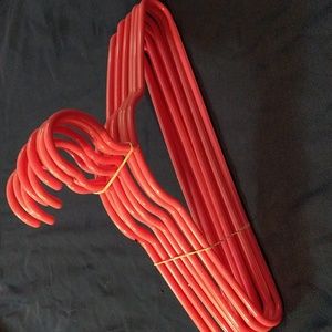 10  Hot Pink Baby Hangers Standard Style